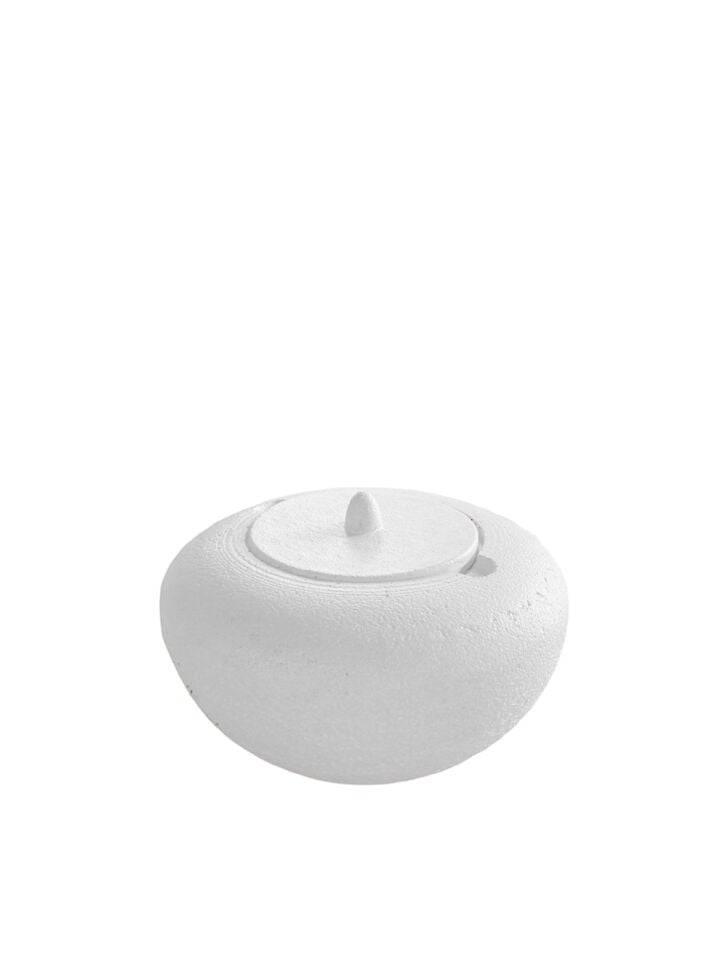 MANAS BOWL Masaüstü Şömine BEYAZ